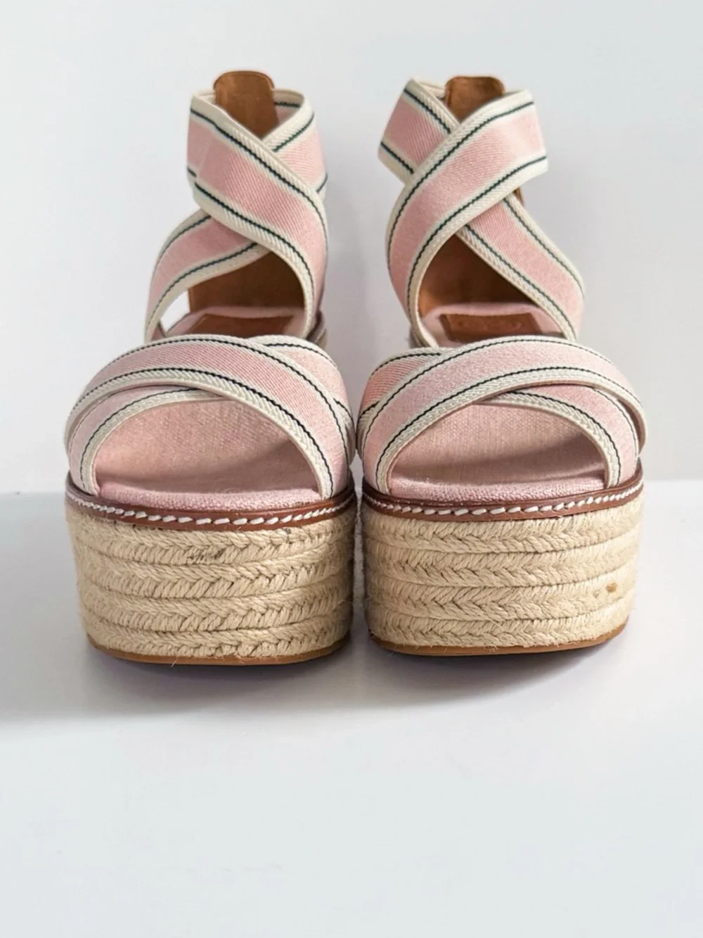 TORY BURCH Frieda Espadrille Platform Wedge Sandal | 7.5